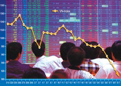 Investors at a securities trading center in Ho Chi Minh City. Investors at a securities trading center in Ho Chi Minh City.