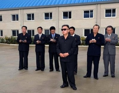 Undated picture released by North Korea's Korean Central News Agency shows North Korean leader Kim Jong Il (C) visiting a factory in Jagang province Undated picture released by North Korea's Korean Central News Agency shows North Korean leader Kim Jong Il (C) visiting a factory in Jagang province