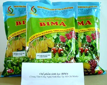 BIMA bio-product made by the HCMC Biotechnology Center (Photo: SGGP) BIMA bio-product made by the HCMC Biotechnology Center (Photo: SGGP)