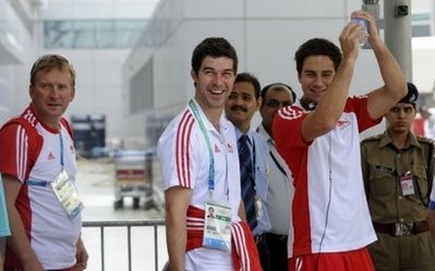 English athletes after their arrival at Indira Gandhi International Airport in New Delhi on September 24. AFP English athletes after their arrival at Indira Gandhi International Airport in New Delhi on September 24. AFP