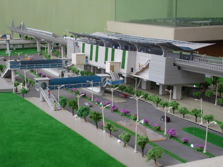 Model of the metro line Model of the metro line