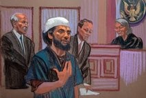Pakistani-American Faisal Shahzad (C) is seen in this courtroom sketch with US District Judge Miriam Goldman Cedarbaum (R) and attorneys. AFP Pakistani-American Faisal Shahzad (C) is seen in this courtroom sketch with US District Judge Miriam Goldman Cedarbaum (R) and attorneys. AFP