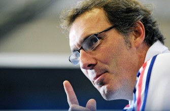 Laurent Blanc gives a press conference on October 10, 2010 at the Stade de France in Saint-Denis, near Paris, after the Euro 2012 qualifier football match France versus Romania. AFP Laurent Blanc gives a press conference on October 10, 2010 at the Stade de France in Saint-Denis, near Paris, after the Euro 2012 qualifier football match France versus Romania. AFP