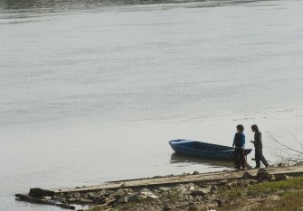 Croatian children stand on the shore of the Danube river near the village of Batina, some 300 kms east of the capital Zagreb, on October 10, 2010. AFP Croatian children stand on the shore of the Danube river near the village of Batina, some 300 kms east of the capital Zagreb, on October 10, 2010. AFP
