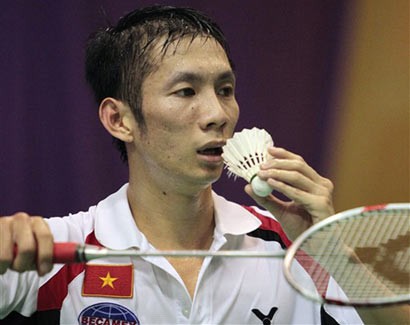 Vietnam’s Nguyen Tien Minh gets early exit on October 8, 2010 Vietnam’s Nguyen Tien Minh gets early exit on October 8, 2010