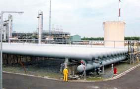 Dinh Co Gas Processing Plant, part of Nam Con Son Pipeline Project, in Ba Ria-Vung Tau Province Dinh Co Gas Processing Plant, part of Nam Con Son Pipeline Project, in Ba Ria-Vung Tau Province