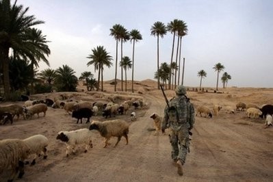 A US soldier walks a patrol during an operation in the deserts of restive Diyala Province in 2008. AFP file A US soldier walks a patrol during an operation in the deserts of restive Diyala Province in 2008. AFP file