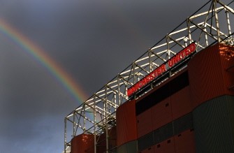A rainbow is pictures above Manchester United's Old Trafford football stadium in Manchester, north-west England on October 19, 2010. AFP A rainbow is pictures above Manchester United's Old Trafford football stadium in Manchester, north-west England on October 19, 2010. AFP