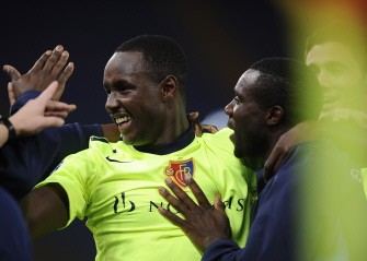 Basel's Brazilian forward Cabral (C) celebrates with team mates after scoring during their group E Champion's League football match in Rome's Olympic Stadium on October 19, 2010. AFP Basel's Brazilian forward Cabral (C) celebrates with team mates after scoring during their group E Champion's League football match in Rome's Olympic Stadium on October 19, 2010. AFP