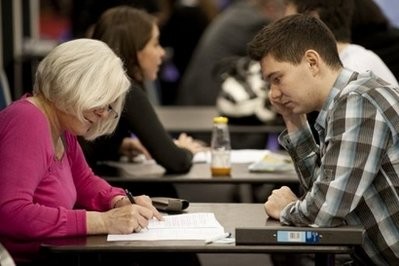 A job seeker (R) attends a work-finding workshop in east London. AFP file A job seeker (R) attends a work-finding workshop in east London. AFP file