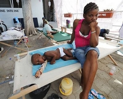 Sick victims and families wait at St. Nicolas Hospital in St. Marc, north of Port-au-Prince. Haiti cholera deaths rose above 250 but the number of new infections and fatalities began to taper off, offering hope the epidemic might have been contained Sick victims and families wait at St. Nicolas Hospital in St. Marc, north of Port-au-Prince. Haiti cholera deaths rose above 250 but the number of new infections and fatalities began to taper off, offering hope the epidemic might have been contained