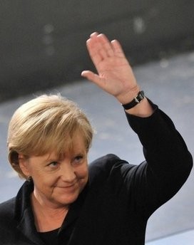 German Chancellor Angela Merkel, pictured at a meeting of her Christian Democratic Union party in Goslar, Germany, on Saturday, has agreed a controversial deal with France's Nicolas Sarkozy on the future of EU funding… German Chancellor Angela Merkel, pictured at a meeting of her Christian Democratic Union party in Goslar, Germany, on Saturday, has agreed a controversial deal with France's Nicolas Sarkozy on the future of EU funding…