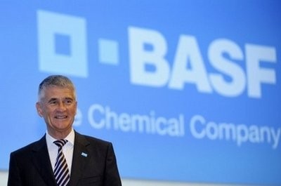 Juergen Hambrecht, chairman of BASF, the world's biggest chemicals company, seen here addressing the company's annual general meeeting. Juergen Hambrecht, chairman of BASF, the world's biggest chemicals company, seen here addressing the company's annual general meeeting.