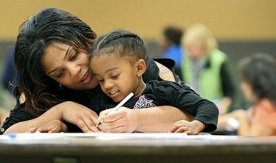 A woman and her daughter vote in Denver, Colorado. Resurgent Republicans smashed the Democratic power monopoly, exit polls projected, in a sickening blow to President Barack Obama just two years after he took power on a tide of hope and history A woman and her daughter vote in Denver, Colorado. Resurgent Republicans smashed the Democratic power monopoly, exit polls projected, in a sickening blow to President Barack Obama just two years after he took power on a tide of hope and history