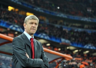 Coach of Arsenal FC Arsène Wenger attends the UEFA Champions League, Group H football match with match with FC Shakhtar in Donetsk on November 3, 2010. AFP Coach of Arsenal FC Arsène Wenger attends the UEFA Champions League, Group H football match with match with FC Shakhtar in Donetsk on November 3, 2010. AFP