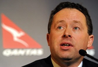 AFP- File photo taken on August 12, 2010 shows Qantas Airways chief Alan Joyce in Sydney AFP- File photo taken on August 12, 2010 shows Qantas Airways chief Alan Joyce in Sydney