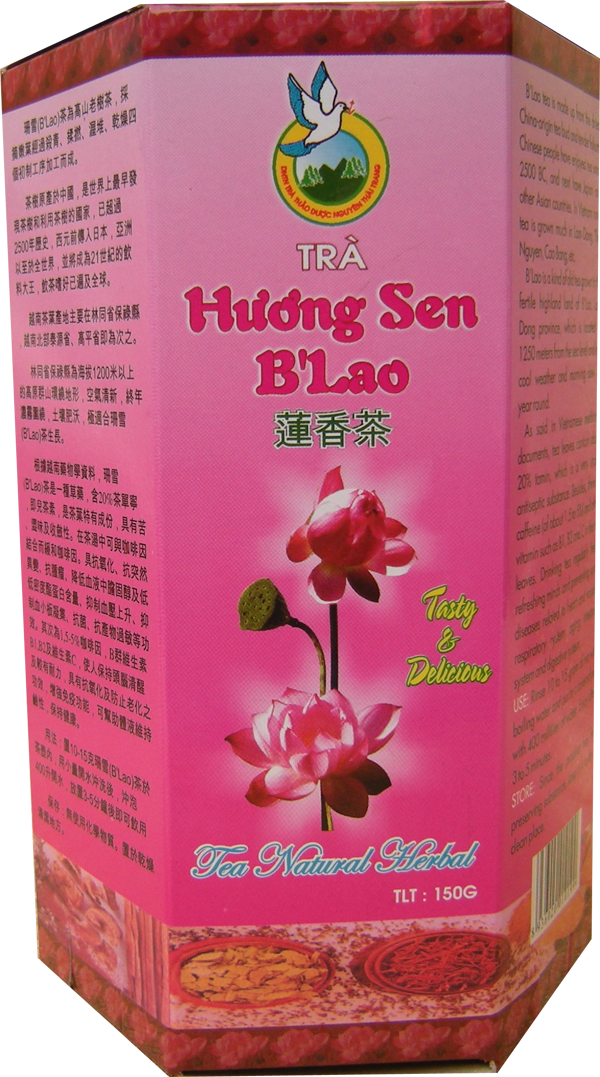 One of B'lao tea products One of B'lao tea products