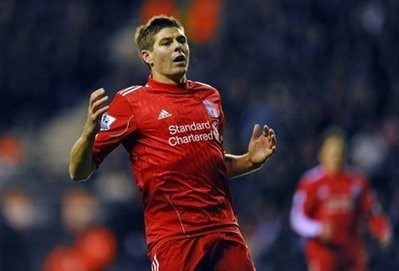 AFP - Liverpool captain Steven Gerrard pictured during Premier League match against Wigan Athletic earlier in November AFP - Liverpool captain Steven Gerrard pictured during Premier League match against Wigan Athletic earlier in November