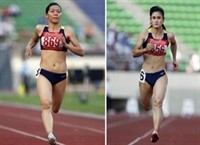Vu Thi Huong (L) and Le Ngoc Phuong Vu Thi Huong (L) and Le Ngoc Phuong