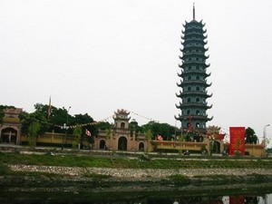 Bao An tower in Bang A- Linh Tien ancient pagoda, Hanoi. (Photo: Vietnamplus) Bao An tower in Bang A- Linh Tien ancient pagoda, Hanoi. (Photo: Vietnamplus)