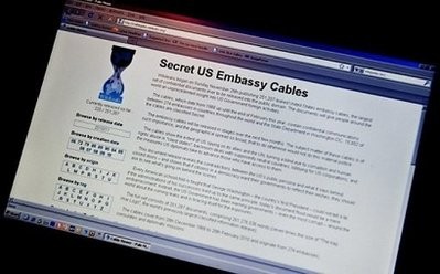 View of the WikiLeaks homepage taken in Washington. View of the WikiLeaks homepage taken in Washington.