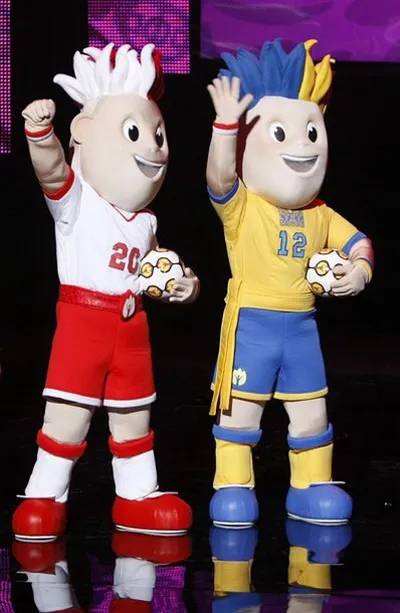 Linh vật của EURO 2012 trình làng