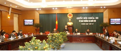 The National Assembly Standing Committee in its meeting The National Assembly Standing Committee in its meeting