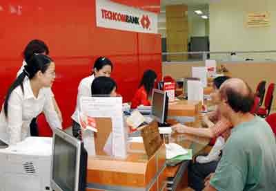 File photo of aTechcombank office File photo of aTechcombank office
