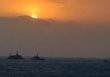 The sun rises over South Korean Navy Movement Sea Base (MSB) off the South Korea-controlled island of Yeonpyeong near the disputed waters of the Yellow Sea, on December 19 The sun rises over South Korean Navy Movement Sea Base (MSB) off the South Korea-controlled island of Yeonpyeong near the disputed waters of the Yellow Sea, on December 19