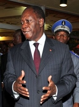File photo of Ivory Coast's internationally recognised leader Alassane Ouattara at the Golf hotel in Abidjan File photo of Ivory Coast's internationally recognised leader Alassane Ouattara at the Golf hotel in Abidjan