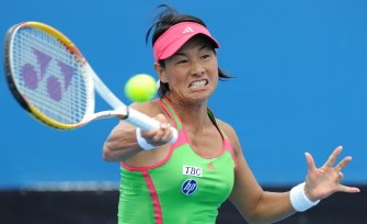Kimiko plays a stroke during her first round match against Agnieszka Radwanska of Poland on January 18, 2011. AFP Kimiko plays a stroke during her first round match against Agnieszka Radwanska of Poland on January 18, 2011. AFP