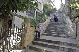 Lebanese school children walk back home after their school shut down in a mixed Beirut district on January 18, 2011 amid rising tensions in the Lebanese captial. AFP Lebanese school children walk back home after their school shut down in a mixed Beirut district on January 18, 2011 amid rising tensions in the Lebanese captial. AFP