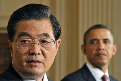 US President Barack Obama (R) and his Chinese counterpart Hu Jintao hold a press conference in the East Room at the White House in Washington, DC. US President Barack Obama (R) and his Chinese counterpart Hu Jintao hold a press conference in the East Room at the White House in Washington, DC.