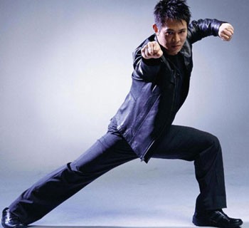 Chinese Kung-fu movie star Jet Li Chinese Kung-fu movie star Jet Li