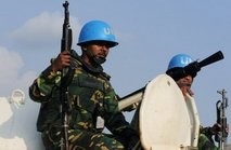 AFP/File – UN peacekeepers are seen on patrol in Abidjan. AFP/File – UN peacekeepers are seen on patrol in Abidjan.