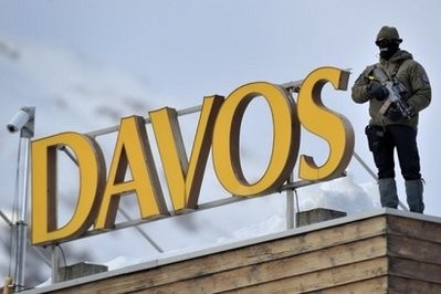 AFP file - A sniper stands on the roof of the Congress Center where the World Economic Forum is staged in Davos. AFP file - A sniper stands on the roof of the Congress Center where the World Economic Forum is staged in Davos.
