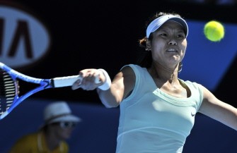 Li Na plays a stroke during her match against Caroline Wozniacki of Denmark on January 27, 2011. Li Na won 3-6. 7-5. 6-3. AFP Li Na plays a stroke during her match against Caroline Wozniacki of Denmark on January 27, 2011. Li Na won 3-6. 7-5. 6-3. AFP