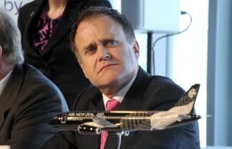 Air New Zealand Financial CEO Rob McDonald attends a press conference on January 28, 2011 in Colomiers during the first delivery of an A320 Airbus painted with the logo of New Zealand rugby national team, the All Blacks. Air Lease Corporation (ALC), the aircraft financing and leasing company, has taken delivery of its first brand new 320 aircraft directly ordered from Airbus and to be leased to and operated by Air New Zealand. AFP Air New Zealand Financial CEO Rob McDonald attends a press conference on January 28, 2011 in Colomiers during the first delivery of an A320 Airbus painted with the logo of New Zealand rugby national team, the All Blacks. Air Lease Corporation (ALC), the aircraft financing and leasing company, has taken delivery of its first brand new 320 aircraft directly ordered from Airbus and to be leased to and operated by Air New Zealand. AFP