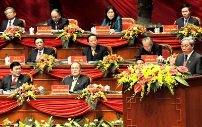 Đại biểu Võ Đức Huy phát biểu thảo luận tại hội trường sáng 14-1. Ảnh: VIỆT DŨNG Đại biểu Võ Đức Huy phát biểu thảo luận tại hội trường sáng 14-1. Ảnh: VIỆT DŨNG