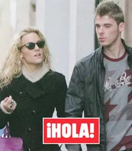 David de Gea và Edurne.