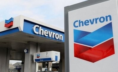File photo of a Chevron gas station in Alameda, California File photo of a Chevron gas station in Alameda, California