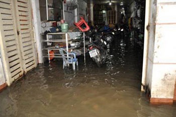 Flood-tide water levels to rise higher in southern provinces ảnh 1 Flood-tide water levels to rise higher in southern provinces ảnh 1