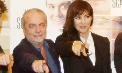 De Laurentiis và Bellucci. De Laurentiis và Bellucci.