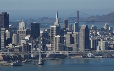 A view of San Francisco in California A view of San Francisco in California