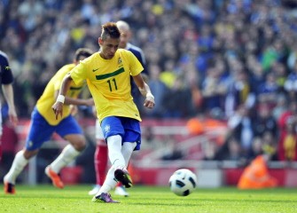 Neymar scores a penalty during the international friendly football match against Scotland. AFP Neymar scores a penalty during the international friendly football match against Scotland. AFP