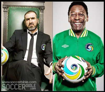 Pele, Cantona và Jones cùng đi "tiếp thị"