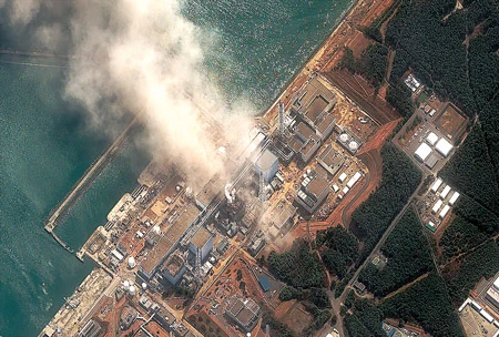Vụ nổ hydro tại lò phản ứng số 3 nhà máy điện hạt nhân Fukushima số 1. Vụ nổ hydro tại lò phản ứng số 3 nhà máy điện hạt nhân Fukushima số 1.