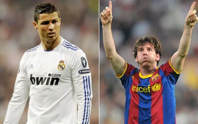 Nỗi buồn của Ronaldo và niềm vui của Messi.