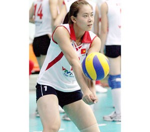 Cam Tu, the outstanding player of HCMC’s female volleyball team (Photo: sggp.org.vn) Cam Tu, the outstanding player of HCMC’s female volleyball team (Photo: sggp.org.vn)