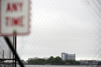 AFP - A view of buildings at the Rikers Island penitentiary complex AFP - A view of buildings at the Rikers Island penitentiary complex